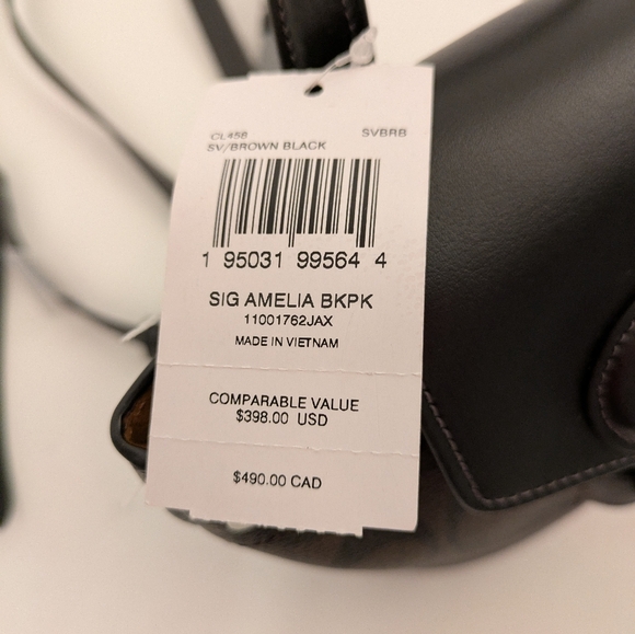 Coach Amelia Backpack NWT - Picture 9 of 9